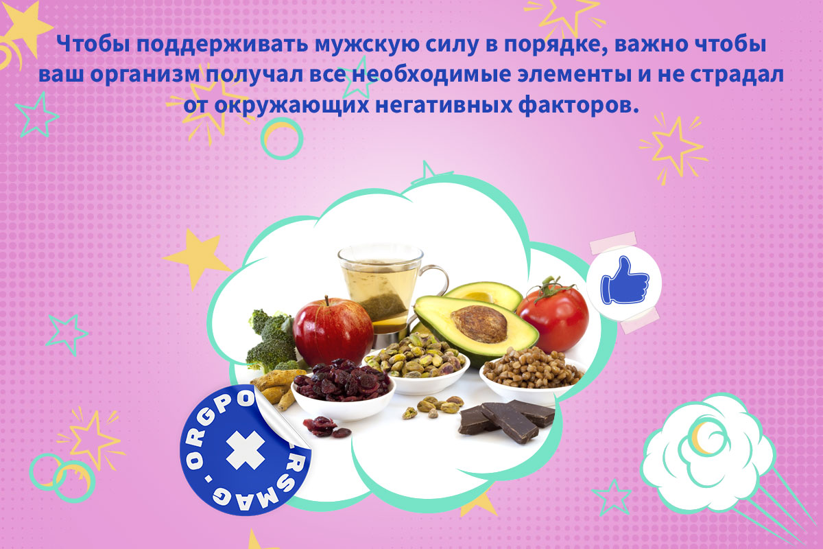 продукты питания для мужской потенции